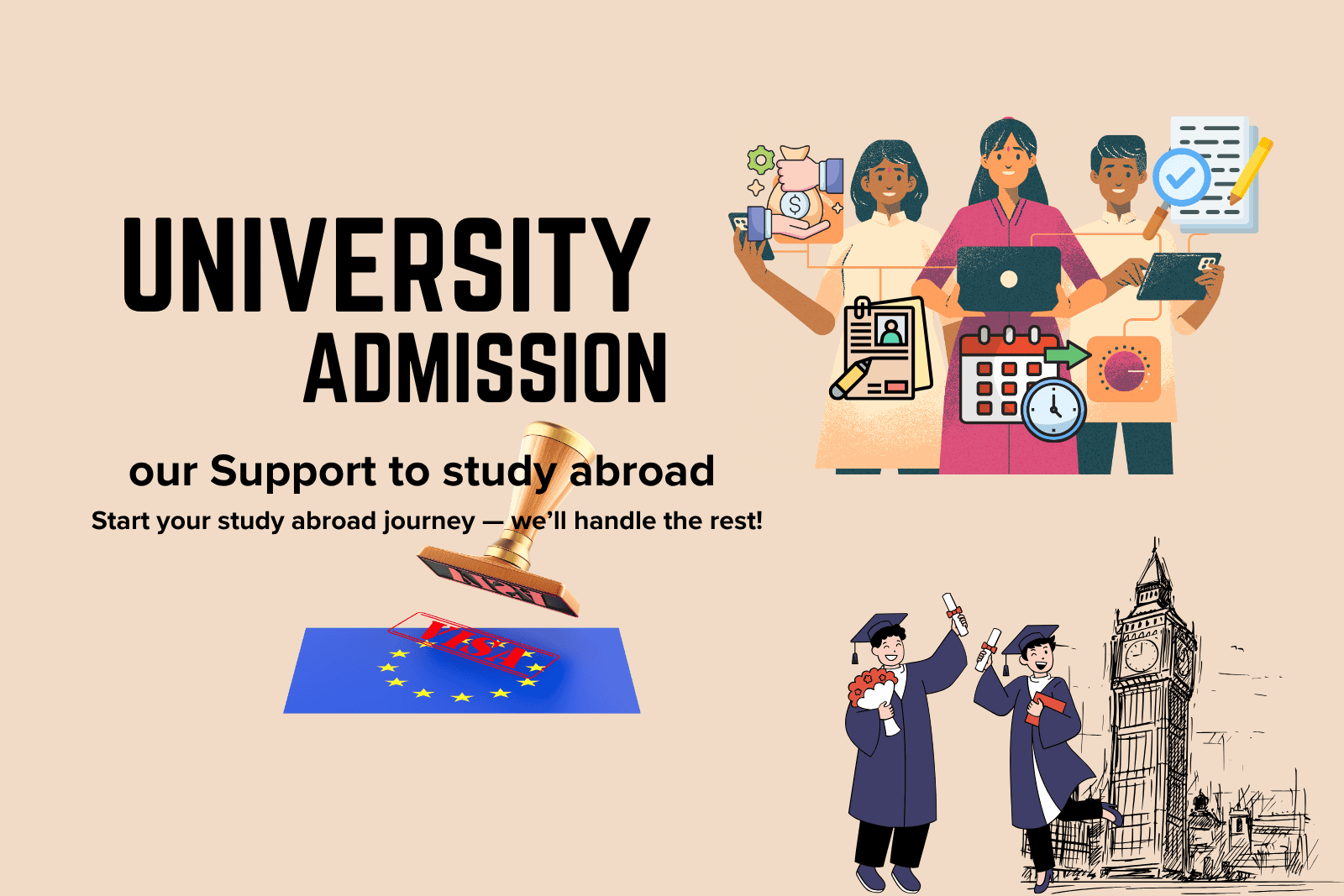 University application support for international students from Salem